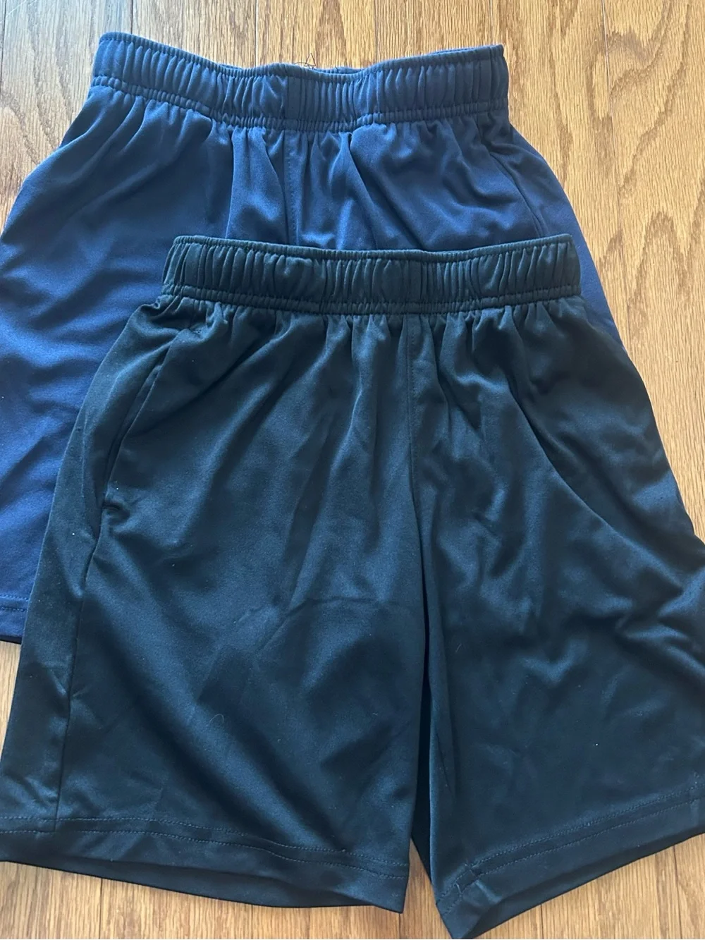 Old Navy, Boys Athletic Shorts - Navy Blue and Black